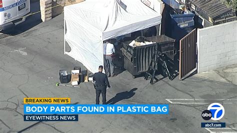 Human remains found in bag in Encino